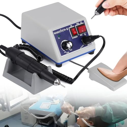Kit de micromotor de mano for laboratorio de joyería, micromotor de pulido Marathon for laboratorio dental, pulido eléctrico de micromotor for joyería, cerámica, silicona, vidrio, pulidora Marathon fo