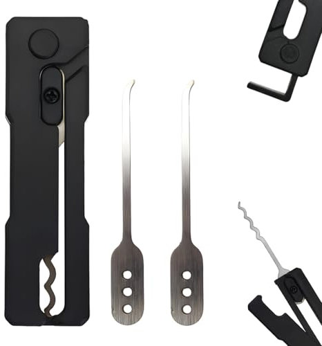Lock Picking Tool Set,Lockpicking-Set Tool Profi,Dietrich Set,Türöffnungswerkzeug,Zimmerschlüssel,Für Schlosser Anfänger Und Profis