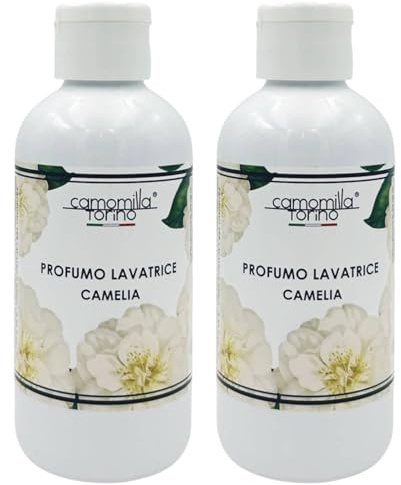 Camomilla Torino Profumo Concentrato Per Lavatrice Varie Fragranze 250 Ml (2 Unità, Camelia)