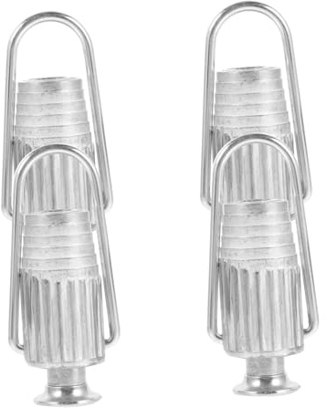 TIDTALEO 4pièces Tendeur Corde à Linge Métal Aluminium Serrage Compatible Grandes Lignes Extérieures Et Systèmes à Poulies Accessoire Léger