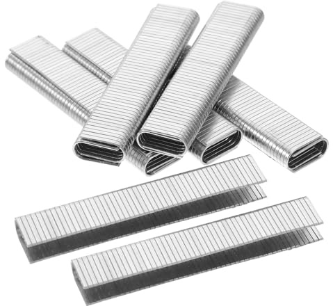 DIYEAH 1000piezas Clavo Forma Para Carpintería Grapas Carbono Resistentes Para Tapicería y Grapadoras Eléctricas Unidades Pequeñas Caja