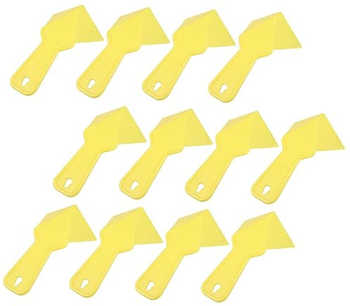 NUOBESTY Spatola Angolare per Cartongesso 16 Pezzi, Angolo 90°, Plastico Leggero e Portatile, per Finitura Pareti e Rimozione Malta