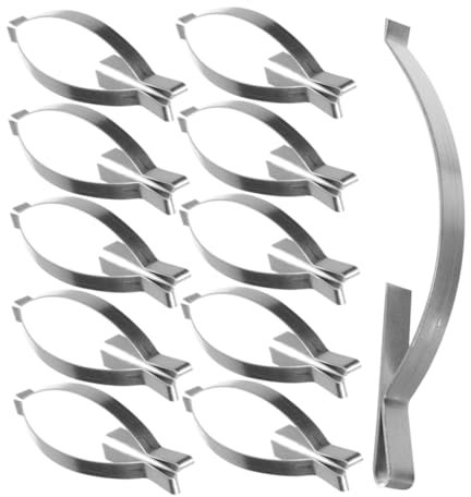 SHINEOFI 100pezzi Clip Molla per Zanzariere Parti di Fissaggio per Zanzariere Clip Angolari per Finestre in Vetro Molle di Tensione