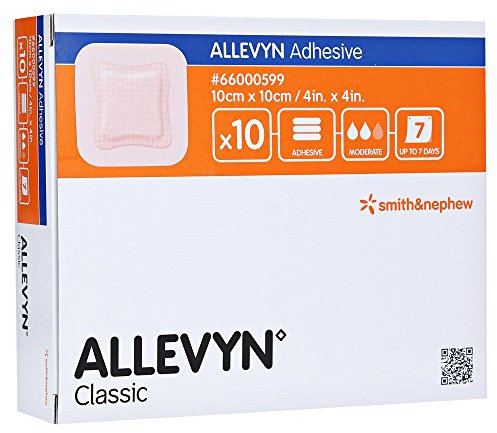 Allevyn Adhesive 10x10 cm Haftende Wundauflage