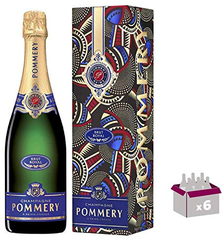 Champagne Pommery - Brut Royal - En caja de regalo de 6 * 75cl