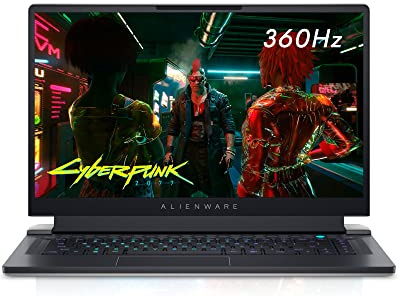 Alienware X15R1 Gaming Laptop - 15.6-inch FHD (1920x1080) 360Hz 1ms Display, Intel Core i7-11800H Processor, 16GB DDR4 RAM, 1TB SSD, NVIDIA GeForce RTX 3070 DDR6 Graphics, Windows 11 Home- Lunar Light