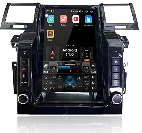 MOOKAKA Android 11.0 Autoradio 1 DIN GPS-Navigation für Land Range Rover Sport 2005-2009 Autoradio Multimedia-Player Bluetooth IPS-Display mit Carplay, WiFi, DSP, HDMI, RDS (6+128G)