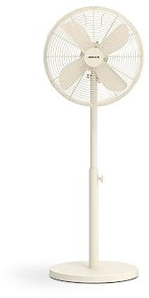 CREATE / AIR STAND EASY/Ventilador de pie oscilante blanco roto / 50W, altura regulable y ajustable, 3 velocidades, sistema de seguridad, Ø40, mortor de cobre