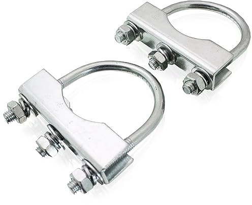 2x Stützradhalterung Klemmschelle Klemmbügel Rohrschelle für Anhänger Stützräder bis 60mm