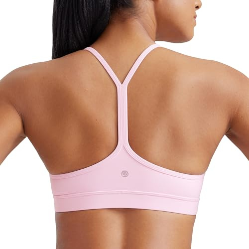 CRZ YOGA Butterluxe Y Back Sports Bras Pink Peony X-Small