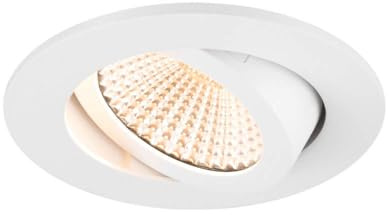 SLV NEW TRIA 68, Deckeneinbauleuchte, 2700K, 60°, IP 20, rund, weiß