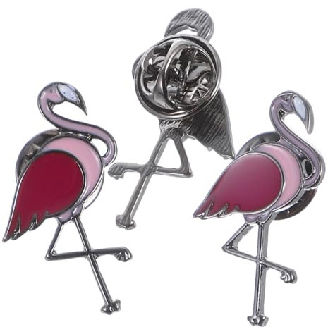LIFKOME 15stücke Flamingo Brosche Elegante Anstecknadel Aus Einzigartiges Design Für Für Kleidung Taschen Und Hüte Langlebig Und Farbecht