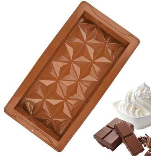Stampi per barrette di caramelle, antiaderenti, in silicone, per cioccolatini, per barrette di cioccolato ripiene, barrette di cioccolato