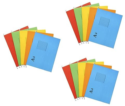 GETAJGHSD 15 Stk Hängeregistraturhalter Organizer für Hängemappen Hängeordner hängende Akten Hängemappenregal büromaterial office supplies suspend briefumschläge Aktenordner a4-Dateiordner
