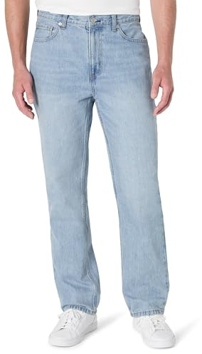 Amazon Essentials Vaqueros de Corte Holgado Hombre, Azul Vintage, 38W / 32L