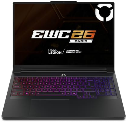 Lenovo Legion Pro 7 Gen 10 – Portátil Gaming IA 16 OLED (Intel Core Ultra 9 275HX, NVIDIA GeForce RTX 5090, 64 GB RAM, 2 TB SSD, 240Hz, Wi-Fi 7, Win 11 Home) Teclado RGB QWERTY – Negro