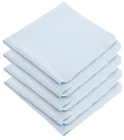 HIAKDOFT 4 pièces Chiffons Microfibre de Polissage pour Lunettes et Écrans Lingettes sans Rayures pour Objectifs de Caméra Smartphones Ordinateurs et Bleu