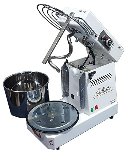 Macchina del pane pizza Impastatrice a spirale professionale 5 KG RIBALTABILE a 10 VELOCITA' per pane, pizza, biscotti, panettone, dolci, per un utilizzo casalingo o professionale Famag GRILLETTA.