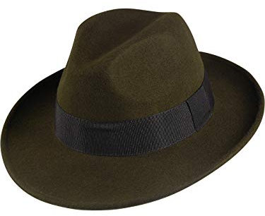 Fiebig Men's Bogart Waterproof Crushable Hat - Green - L