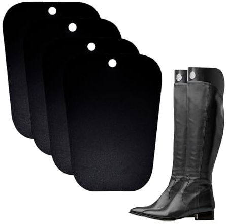 2 Paar 40,6 cm Stiefelformer, hohe Stiefelstütze, multifunktional, Stiefelfüller, kniehoch, Stiefelständer, Halterungen für Damen und Herren (schwarz)