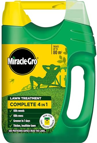 Miracle-Gro Complete 4-in-1 Lawn treatment, up to 80 m2, Yellow