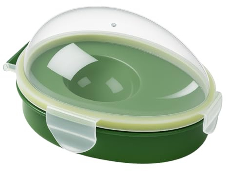 monTTese Recipiente de almacenamiento de aguacate, Guarda aguacate nevera, recipientes herméticos para alimentos, Caja para conservar aguacates divertido y original