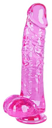 16,5 cm großer rosafarbener Dildo, süßer kleiner Analdildo, realistischer und schlanker Penis,ausgestattet mit starkem Saugnapf,kann G-Punkt und Anus stimulieren,geeignet für unerfahrene Frauen/Männer