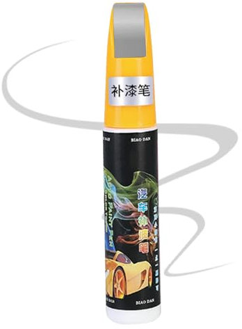 Auto-Lackstift Lackreparaturstift Auto Reparatur Lack Auto Pinsel, Autolack Kratzer Entfernen Lackstift,Kratzerentferner Autolack Stift,Lackreparatur für Auto, Silber