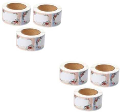 jojofuny 2 Series Etiquetas Adhesivas Con Nombre En Etiquetas Pequeñas Etiquetas Adhesivas Etiquetas Con Nombre Para Bebé Personalizadas En 3 rollos*2