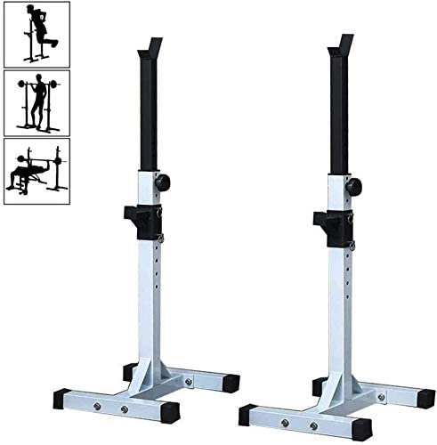 Langhantelständer, Gewichtheberständer, Fitnessstudio, Familienfitness, separater Langhantelständer für den Innenbereich, verstellbarer Hochleistungs-Hantelstangen-Kniebeugenständer, für das Training