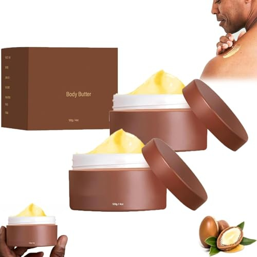 Kölnische Körperbutter, straffende, feuchtigkeitsspendende Körperbutter, speziell für die Körperpflege von Männern entwickelt, feuchtigkeitsspendende Formel mit ganztägigem Duft