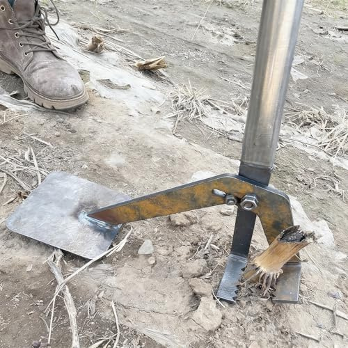 Estrattore per Pali, Strumento per Rimuovere Pali in Metallo, estrattore rapido per Pali con Manico Lungo, Estrazione con Bastoncino per Radici di Piante, Pali/recinzioni/arbusti/bambù (L: 1