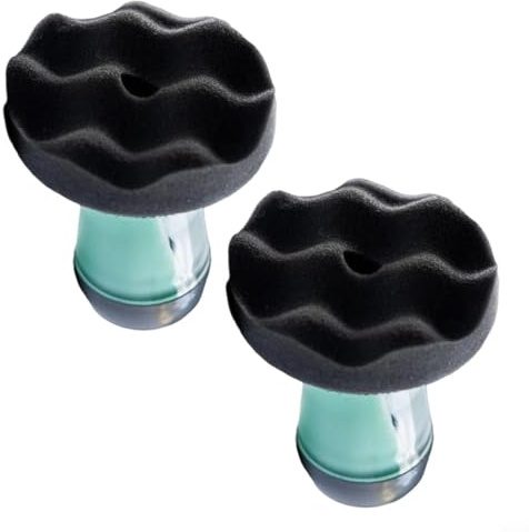Micpointik Applicatore portatile per lucidare pneumatici con serbatoio integrato, applicazione senza misure per tutti i medicazioni in gel, schiuma resistente, verde o nero