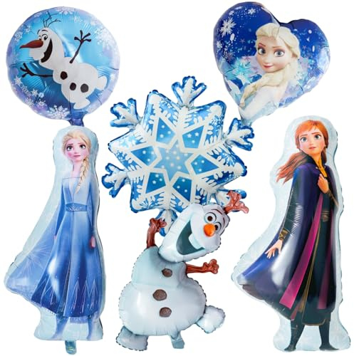Biuebinc Luftballons Geburtstag Ballon Folienballons Partydeko | Happy Birthday Dekoration Geburtstagsdeko Partyzubehör (FRZ-6PC)