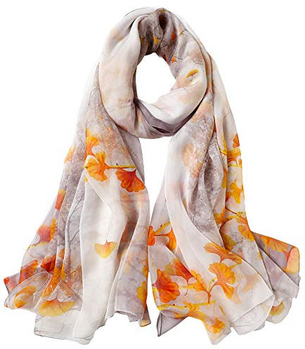 STORY OF SHANGHAI Seidenschal Damen Seidentuch Schal Seide Halstuch 100 Seiden