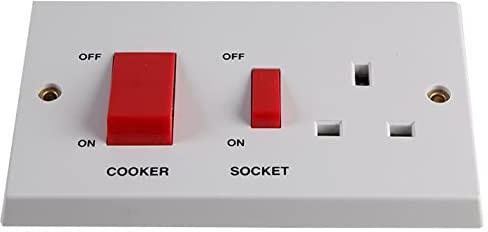 VOLEX ACCESSORIES Interrupteur de contrôle de cuisinière avec prise 45 A