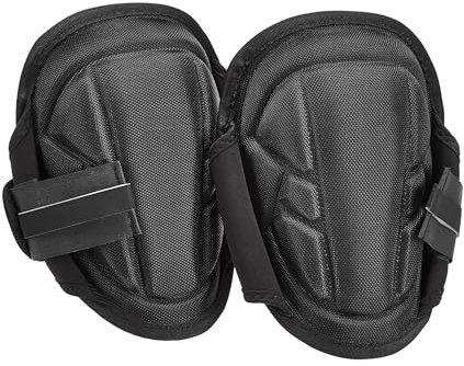 Amazon Basics Arbeitsknieschoner mit weicher Gelschaum-Schale, 23 cm, Schwarz, Einheitsgröße, 1 Paar