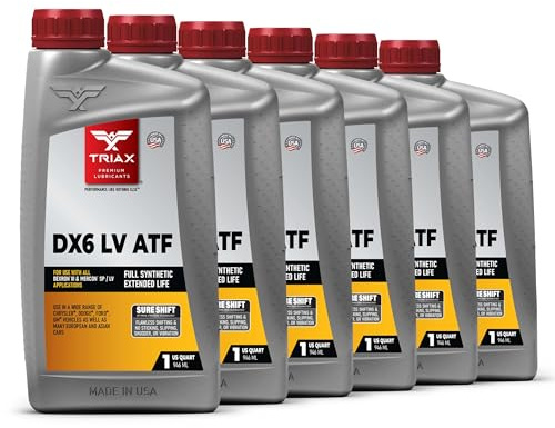 TRIAX DX6 ATF - Fluido sintetico a bassa viscosita' per trasmissioni automatiche - Compatibile con Dexron VI e Mercon LV