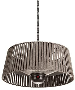 CREATE/HANGING HEATER/Lampada e stufa alogena a infrarossi 1800W / LED, Con telecomando, 3 livelli
