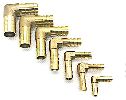 ezqnirk 1PCS Connecteur de raccord de Tuyau en Laiton pour Le Tuyau Pagode en cuivre,L,OD 6mm