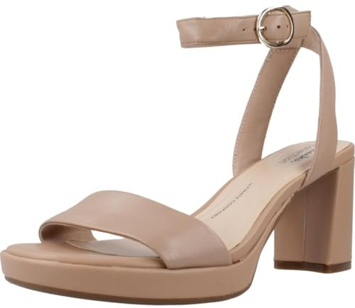 Clarks AmbyrLyn Bay Womens Warm Beige Lea, 4