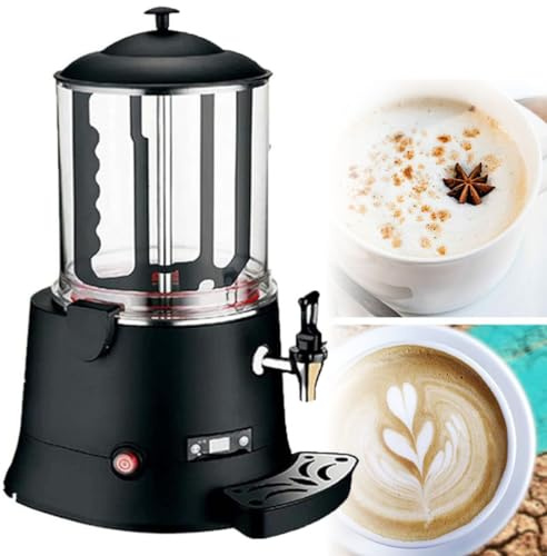 Máquina para hacer chocolate caliente comercial, máquina para hacer chocolate caliente de 5 l/10 l, máquina para hacer chocolate caliente ajustable de 30~90 ℃, para hoteles,220V-10L