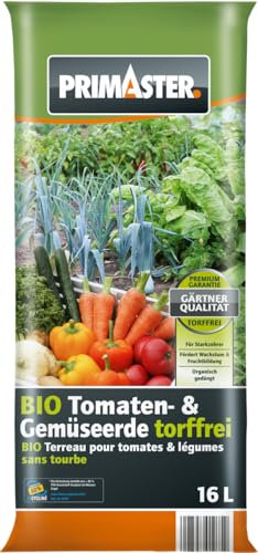 Primaster Bio Tomaten- & Gemüseerde 16 L torffrei Erde