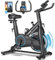 Exercise Bike Indoor Cycling, Spin Bike Exercise Equipment for Home Use with Digital Display & Tablet Holder Fitness Workout Cardio Training Machine,with Upgraded Seat Cushion, 350lbs Weight Capacity