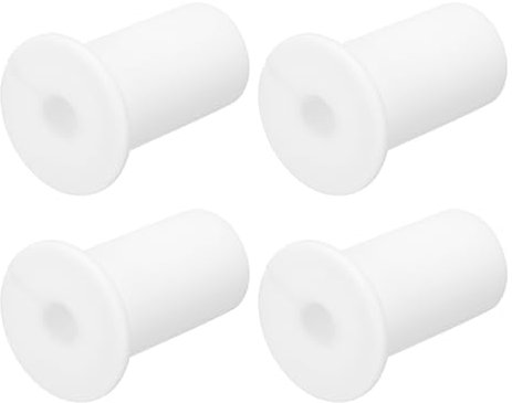 QUARKZMAN 4pz Passacavi Parete per Cavi 3/4 Pollice Boccola Parete per Cavo Silicone Passacavi Kit Instradamento Cavi Accessori Passacavo Parete per Ethernet Foro da 7mm, Bianco