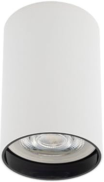 Licht-Erlebnisse Einbauspot Metall Weiß Schwarz Küche Flur Bad L:5,5 cm GU10 klein rund akzentuiert Zeitlos dekorativ wohnliche Einbaulampe Badezimmer CRISETT