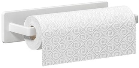 Selbstklebender Hängender Papierrollenhalter, Rostfreier, An Der Wand Montierter Papierrollenhalter Unter Der Theke, Schwarzer Küchenpapierhandtuchhalter Aus Kunststoff Für Küche, Badezimmer
