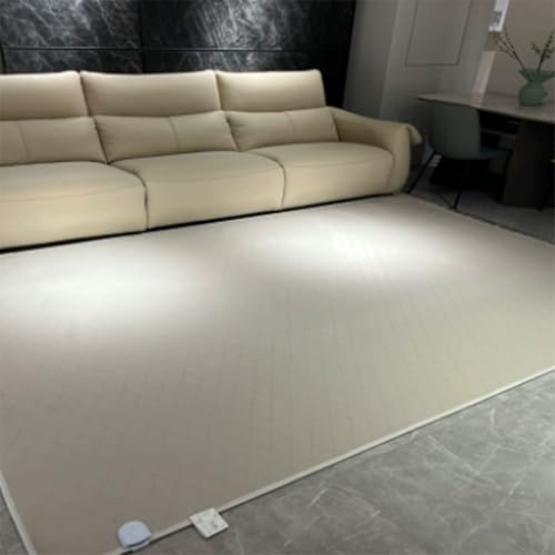 Alfombras calefactables, alfombras eléctricas, calefactores impermeables, sistema de calefacción por suelo radiante con temperatura ajustable para sala de estar y baño(B,100x200cm)