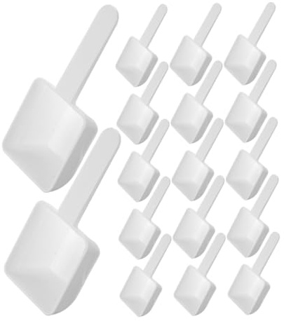 MAGICLULU 50 Pezzi Dosatori per Detergente Bucato Misurini Ergonomici Resistenti e Precisi per Granuli Spolvero Ottimale Dosaggio