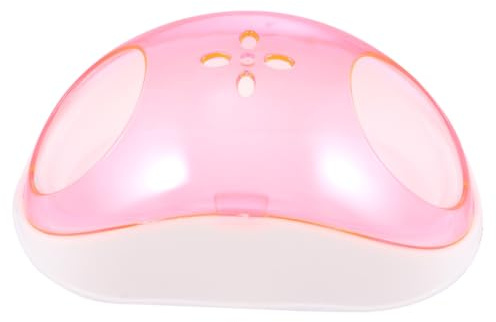 MOTHNUR Hamster Sand Bath House with Scoop Plastic Sand Bathroom Container Small Pet for Small Animals Indoor Use Random Color